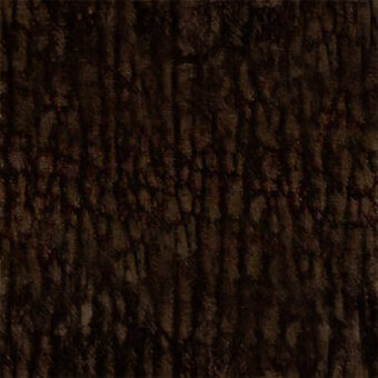 Egoitaliano fabric sample, brown snake texture, dense vertical fiber pattern with subtle tonal variations and rough, layered construction.